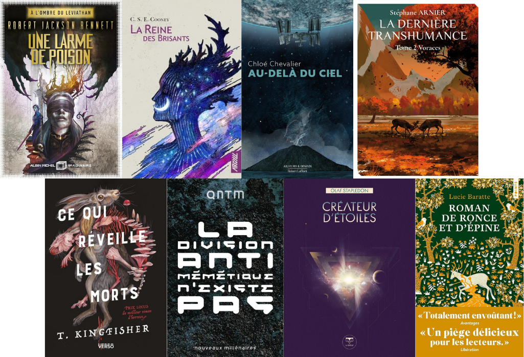 Rentrée littéraire 2026 : une sélection titres SFFF qui sortent en septembre
